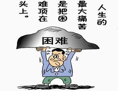 表示不怕困难的名言