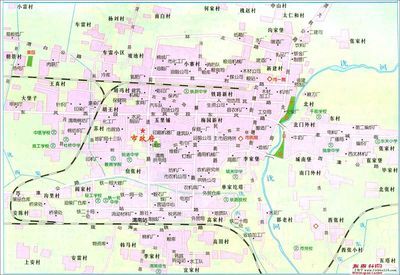 陕西渭南地图图片