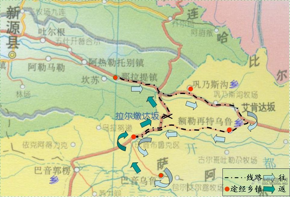伊宁新源县地图图片