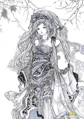 动漫人物素描_素描知识库_ 美术必学课-132kb